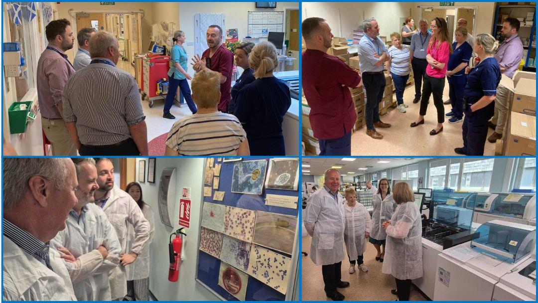 Latest Board walkround hears of successes and challenges at renal and labs